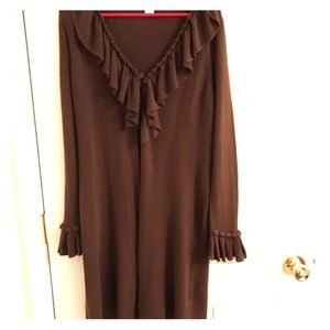 3/4 length sweater cardigan. Sz. M